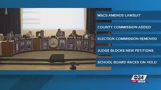 MSCS amends election lawsuit; City officials questioned over social media posts | ABC24 This Week