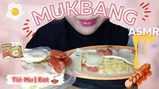 ASMR CREAMY INDOMIE,SOSIS,TELUR,KEJU🍜🍳🧀
