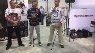 ICAST 2015 Ish translates at Daiwa Product Conference - 2015-07-16