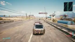 Cyberpunk 2077 on Google Stadia Premiere - threading the needle at 165mph