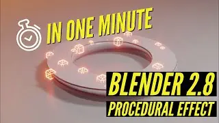 QUICK Blender Tutorial - Procedural Effect : 3D Printing