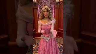 Princess Aurora says hi from Disneyland