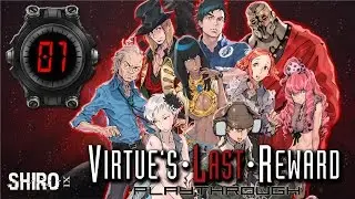 【SHIRO IX】 ZERO ESCAPE - Virtue's Last Reward (VLR) Playthrough PART 1 ELEVATOR