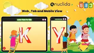 Letter Paint For Kids Game - HTML5 Game