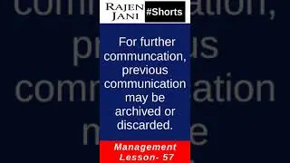 Rajen Jani #Shorts: Management Lesson-57