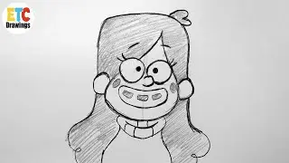 How to Draw Mabel Pines From Gravity Falls Step By Step Easy