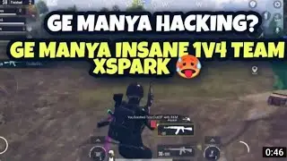 (POV)  GE MANYA INSANE 1V4 TX l GE HACKER? l BGMI