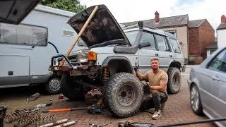 BIG LIFT KIT ON LAND ROVER GOES WRONG