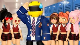 💖 El chico guapo del casco no muestra su rostro en la escuela EP 1&2 | Rumi Berry Español