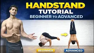 👉 Handstand Tutorial 🔥 Beginner to Advanced | Learn Handstand FAST (No Gym)