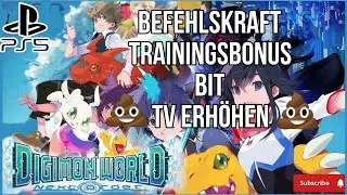 Digimon World Next Order PS5 German: Tipps (Befehlskraft, Trainingsbonus, Geld, TV erh&ouml;hen )