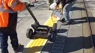 Vanguard ADA Systems GuideStrip Tactile Directional Cues Installation - Seattle, WA