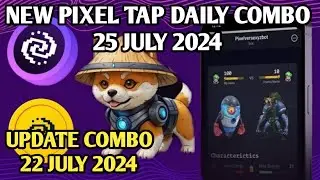 Pixel Tap Daily Combo |  Pixel tap daily combo cards today 25 JULY 2024