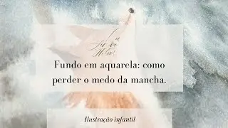 (Personagens infantis) Ilustração infantil em aquarela