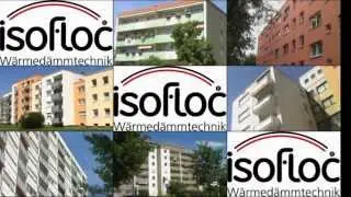 Flat roof insulation with isofloc (Polish)