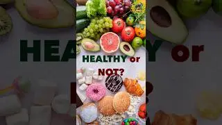 Healthy or Not 🥦🍭 Kids Food Quiz  Fun Learning for Kindergarten KidQuiz# HealthyFood #unhealthyfood