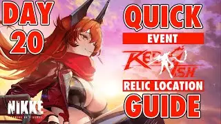 Nikke event Relic guide Day 20 Walkthrough 60/60 [GODDESS OF VICTORY NIKKE Red Ash Event]