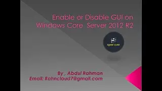 How to Convert Windows Server 2012 R2 from Core to GUI