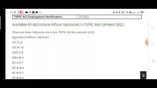 TSPSC Agriculture Officer Vacancy 2023 #shorts #jobs #telangana #tspsc #telanganagovtjobs #telugu