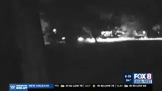 VIDEO: Drive-by shooting caught on home security camera outside of Hammond