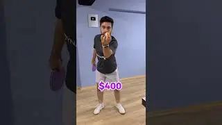$400 vs $20 Table Tennis Colorfull Racket 💜💚 #pingpong #trickshot #卓球 #tischtennis #tennisdetable