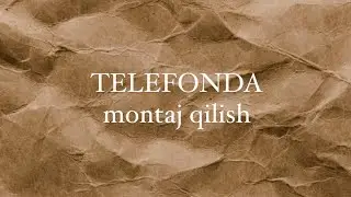 TELEFONDA VIDEO MONTAJ QILSIH INSHOT PROGRAMMASI YORDAMIDA SMARTFON ORQALI MONTAJ