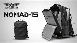 ARMAGGEDDON | NOMAD 15 | MUTI FUNCTIONAL TRAVEL BACKPACK