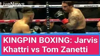 KINGPIN BOXING: Jarvis Khattri vs Tom Zanetti (ALL FIGHT) LiveNews