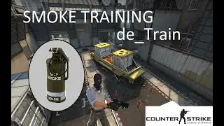 CSGO de_Train Smoke Tutorial - Bombsite A + Epic Pop Flash