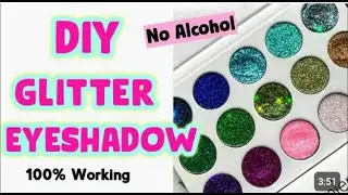 How To Make Glitter Eyeshadow at home 😱😱😱#glittereyeshadow #glitter #eyeshadow #eyemakeup #shorts