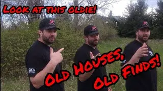 Metal Detecting Small Town Michigan Using XP Deus And Minelab Equinox Detectors.