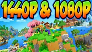 MINECRAFT BEDROCK EDITION / RYZEN 7 5700X / RX 6600 / TEST 1440P / 1080P ULTRA / HIGH #aventura