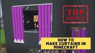 How To Make Curtains In Minecraft