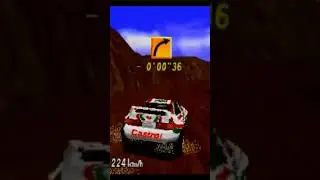 Set My Personal Best Sega Rally Lap Time and Total Time in Desert