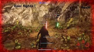 Star Wars Battlefront 2 HvsV with Kylo Ren