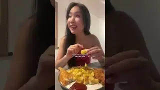 Лучшая рыба с картофелем фри в Лондоне??? #mukbang #fishandchips