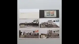 2006 The Castles Silver Stamp Ingots Collection - Royal Mail First Day Covers UK