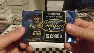 2018 Panini Certified Nascar racing blaster box rip looking for hits and stars