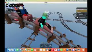 Roblox: Cart Ride Around Nothing using race cart with Vincent 2 wins no rerailing!