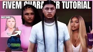 GTA RP Character Creation | Male & Female FiveM Makeover in D-Town