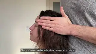 Indian seat Scal massage