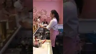 Hello Kitty Bar - hidden bar inside Hello Kitty Cafe, Irvine, CA 2018