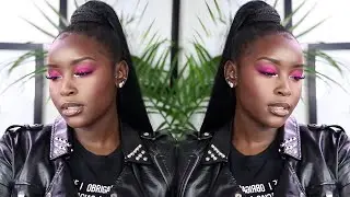 Girls Night Out | Valentine's Day Edition | HOT PINK Smokey Eye 💕