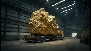 Satisfying Process of Making 999.9&permil; Pure Gold Bar.  Inside Secret Gold Factory #modernfactory