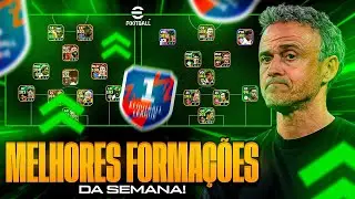 SENSACIONAL! 🔥 TOP 15 Melhores Formações da SEMANA no eFootball 2026 | Táticas ATUALIZADAS