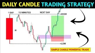 🔴Master Your Trading With Just One Daily Candle ‼️Best Trading Strategy 