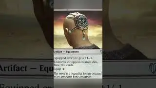 5 Artifact Equipment Cards for Magic the Gathering cube #mtg #MagicTheGathering #shorts #mtgcube