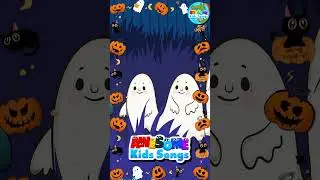 5 маленьких призраков вышли 👻 Жутковатая весёлая песенка-счёт!