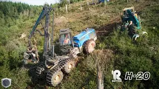 🌲 ROTTNE Power im Hang! H-20 und F13D mit HSM 904 als Windenfahrzeug | Forstbetrieb Limper [4K]