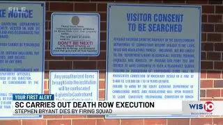 South Carolina man executed by firing squad for killing 3 people during crime spree in 2004